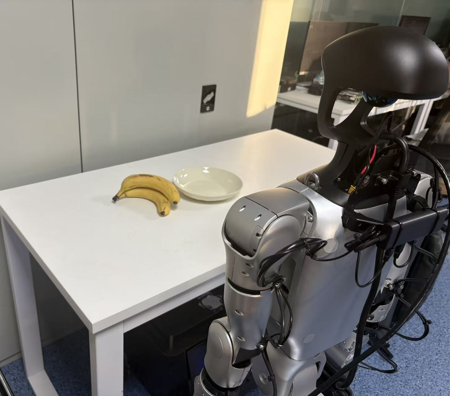 Real-robot deployment on a Unitree G1-D humanoid